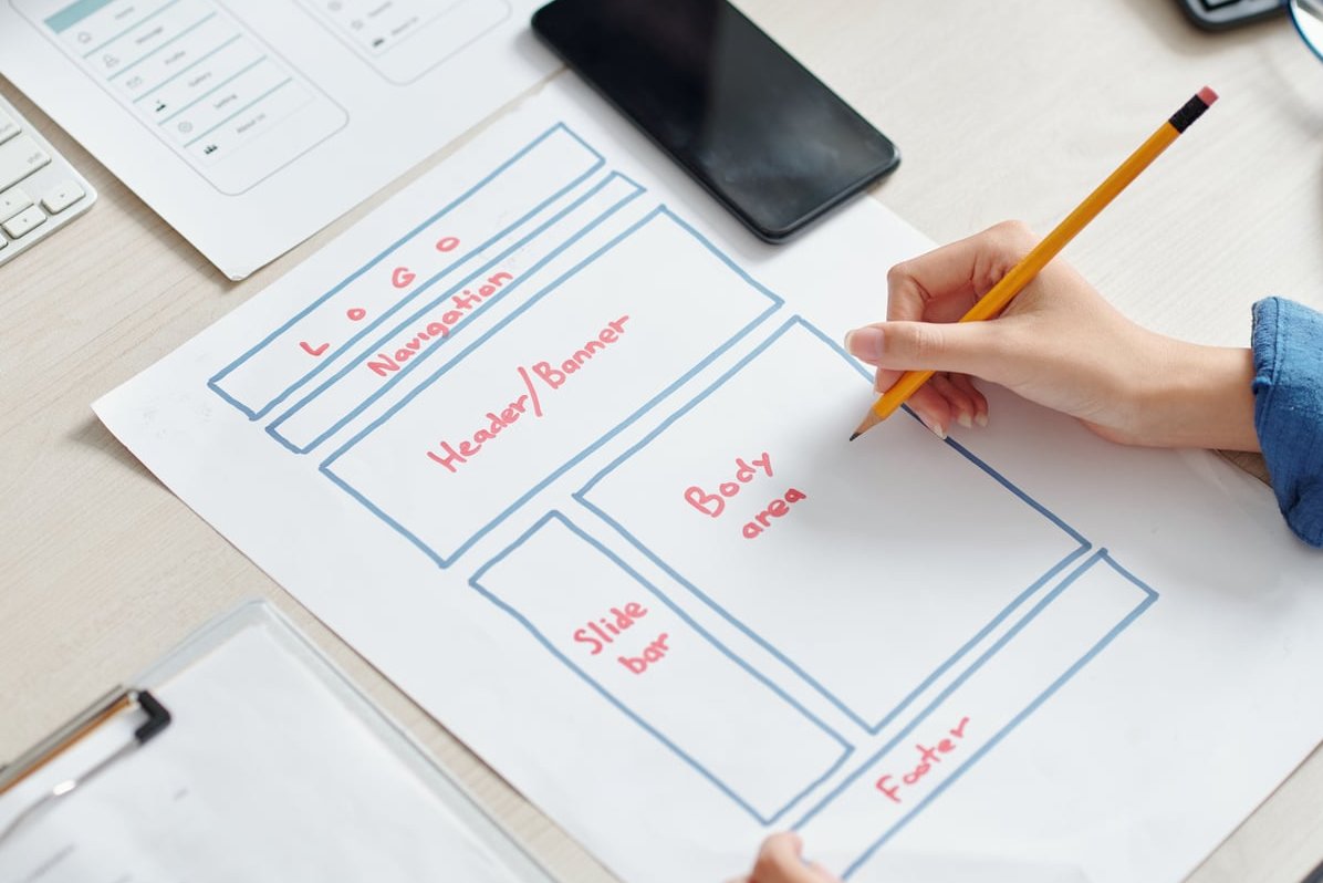 website navigation menu